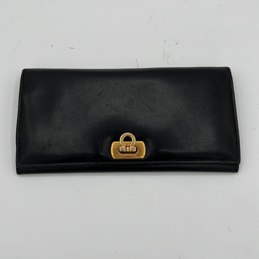 Salvatore Ferragamo Long Leather Wallet